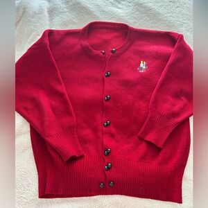 Classic red vintage sweater